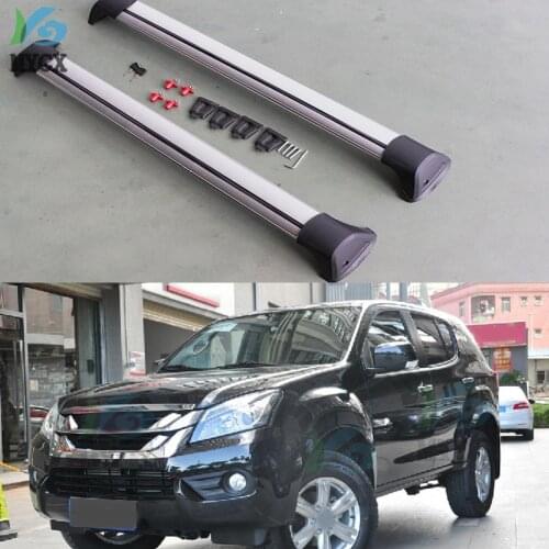 Hottest roof rail roof rack bar cross beam for Isuzu MU-X MUX 2014-2020,7075 avation aluminum alloy+ABS