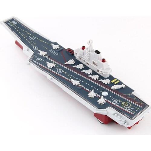 Aircraft Carrier Liaoning Alloy Battleship Childrens Toys Chinese Military Simulation Destroyer Aircraft Carrier Ship Model