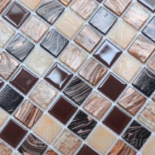 Brown Glass Mosaic Tile