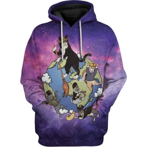 Galaxy Cat 3D Printed Men For Women hoodies Streetwear Fashion Hoodie/Sweatshirts Jacket Funny Drop shipping 02