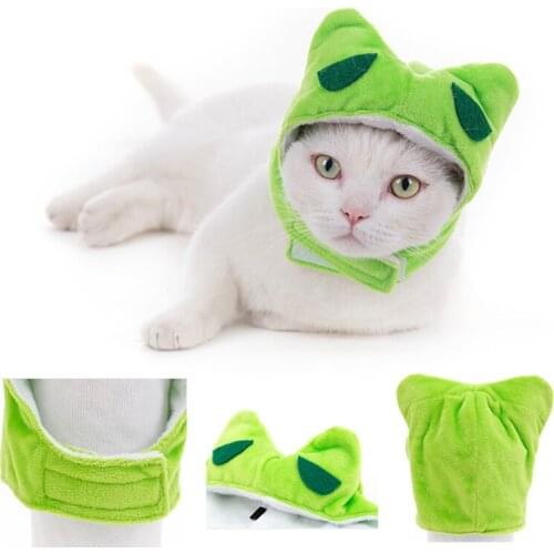 Bunny Ears Pet Hat Soft Cat Headwear Cartoon Animal Warm Pet Cap for Cats Dogs Party Cosplay Cute Puppy Headwears Decorations