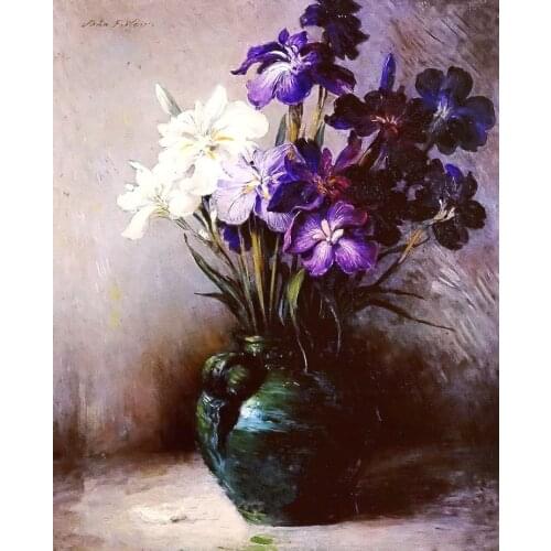 New Cross Stitch Kits Flower Oil Painting Crafts Art Needlework 14CT Unprinted Embroidered Handmade Wall Home Decor