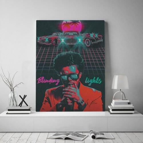 The Weeknd retro vintage style Canvas poster Painting wall Art decor Living room Bedroom Study Home Decoration Prints