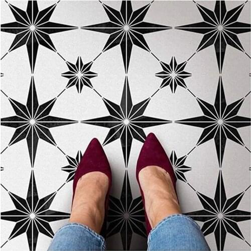 Size 30*30cm DIY Vintage Floor Painting Pattern Stencils Template for Tiles Wall Floor Furniture Decorative Painting