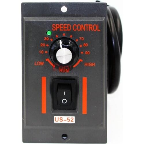 1PC US-52 220V AC Motor Speed Controller forword backword with filter capacitor ac regulator motor control CCW/CW