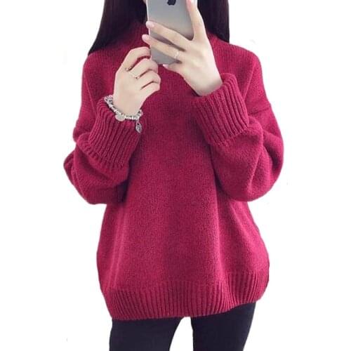 Turtleneck Women Christmas Sweater Female Sweater Winter Womens Knitting Pullovers Sweaters