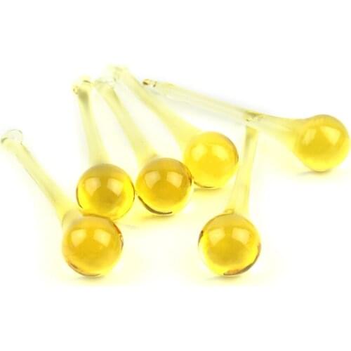 16x60mm/20x80mm Yellow Crystal Raindrop Pendants Chandelier Prism Stained Glass Chandeliers Part Home Decoration
