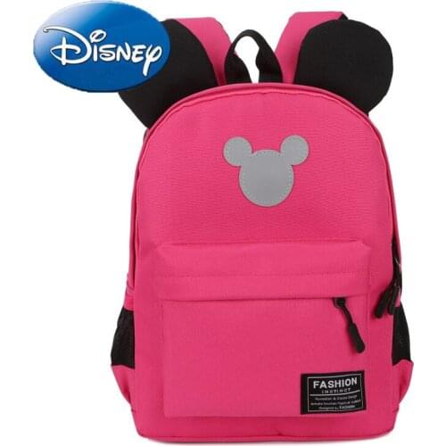Disney Mickey Mouse Woman Bag Large Capacity Backpack 2021 New Childrens Schoolbag Lady Travel Goods Handbag Shoulder Hobos