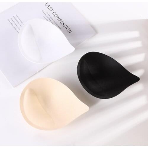 1Pair Spong Bra Pads Bikini Chest Cup Push Up Insert Foam Pads for Women Swimsuit Padding Removeable Enhancer Bra Pads