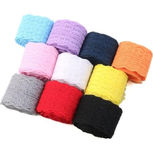 45mm 5yard/roll 10roll/set Lace Ribbon Assorted Set For Making Handmade Home Textile Gift Wrap Decoration,1Yc10135