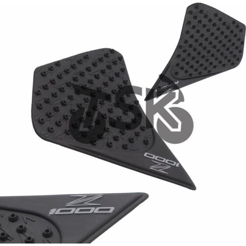Tank Pad Side Gas Knee Grip Stickers Black Motorcycle For Kawasaki Z 1000 Z1000 2014 2015 2016 High quality
