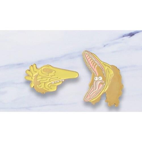 Beetlejuice Enamel Pin Set Horror Ghouls Brooches Dead Mask Metal Brooch Movie Pins Badge Gifts for Women Men Fans