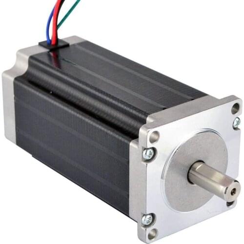EU FREE]Wantai 1pc Nema 23 Stepper Motor,Single Shaft with Flat,D-shaft,57BYGH840 340oz-in 84mm4.0AMedical Laser