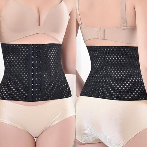 Postpartum Women Weight Loss High Waist Cincher Bodyshaper Firm Tummy Belly Control Slimming Belt Waist Trainer Corset Shapewear