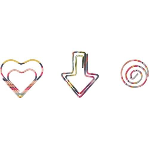 Creative Paper Clip Special-Shaped Heat Transfer Printing Paper Clip Small Fresh Paper Clip