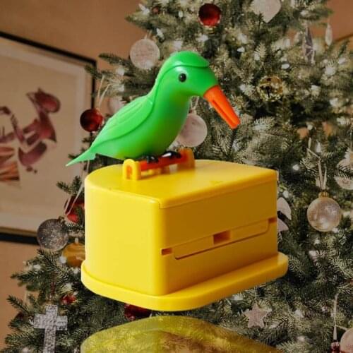 Cute Unique Bird Toothpick Dispenser Dining Table Gift Automatic Toothpick Holder Container Wheat Straw Kitchen Toothpick Bottle