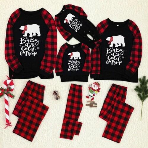 Pajamas Set Xmas Nightwear Fashion New Years Cute Women Man Baby Kids Hooded Sleepwear Family Matching Christmas