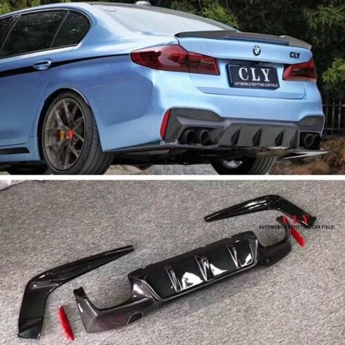 Suitable for 5 w Series Refitting 3d Design Carbon Fiber Rear Lip G30 and G38 After Motion