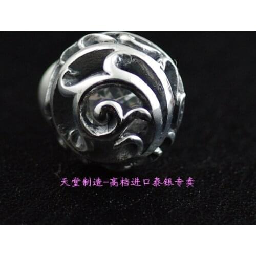 Hollow flower vine Zircon Stud Earrings 925 silver decoration import