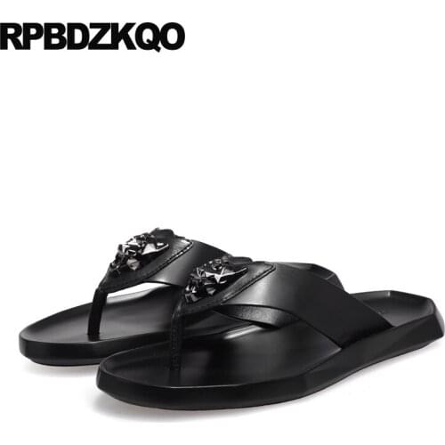 Large Size Flip Flop Water 45 Slides Open Toe Mens Sandals 2021 Summer Outdoor Black Waterproof Slippers Beach Shoes Fashion