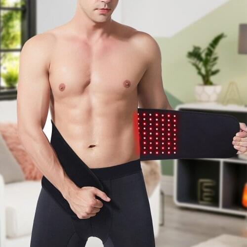 Near Infrared Light Therapy Red Light LED Devices Pads Wearable Wrap Heating Deep Penetrates Physiotherapy for Waist Pain Joint