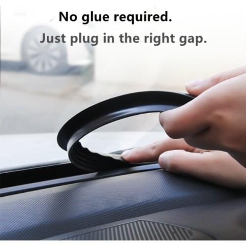 Car Dashboard Sealing Strips Styling Stickers for seat cordoba focus mk2 renault megane 4 bmw x1 suzuki jimny mercedes benz
