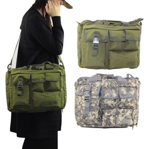 15'' Tactical Computer Backpack Molle Military Laptop Bag Messenger Belt Shouder Bags Camping for Outdoor Sports