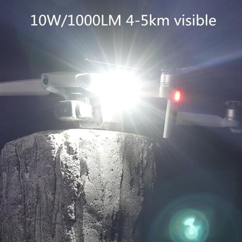 Flash Strobe Lamp Night 10W Super Bright 1000lm Flight Light For DJI Mavic Air 2S Phantom Mini Drone Accessories