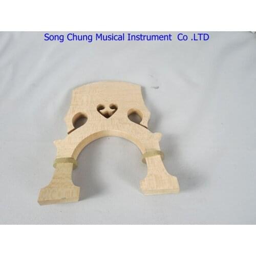 2pcs adjustable double bass bridge cupreous parts 1/8,double bass part