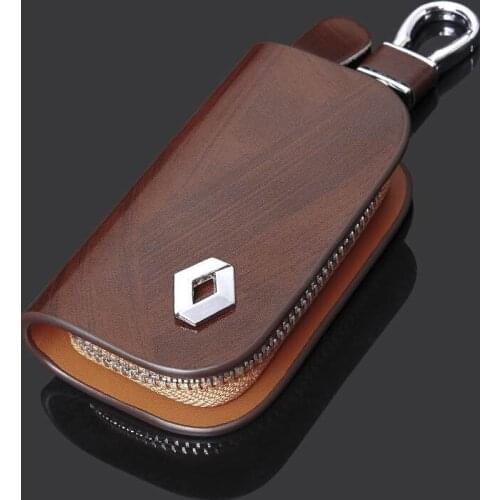 For Renault Clio Espace Duster Megane Kwid Kadjar Car Styling car Accessories Car key case leather key cover key shell