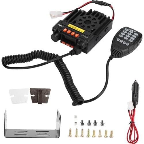 KT-8900 Aluminium Alloy Automatic Locking Four Waveband Car Radio Mini Broadcasting Station Walkie Talkie