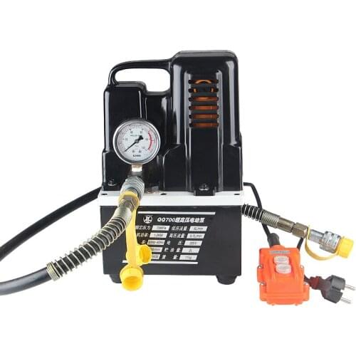 Small Hydraulic Pump Portable 110V / 220V Charging Mode Electric High Pressure Hydraulic Pump Hand Press Switch / Foot Switch