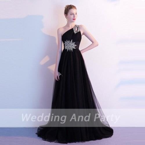 HEULORIA Womens One Shoulder Evening Dresses