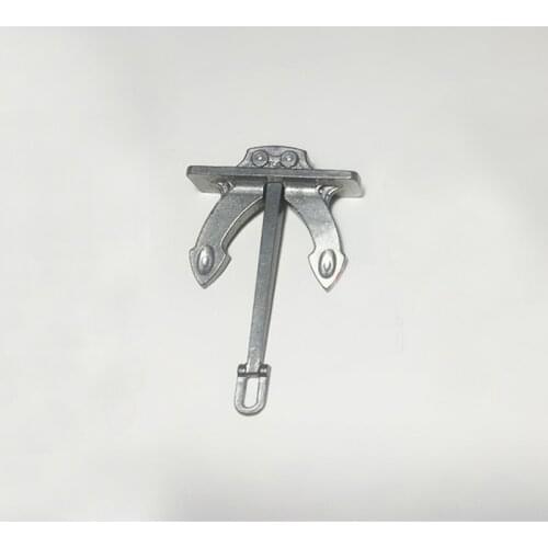 1PC Metal Hols Anchors 65x42mm Miniature Zine Alloy Anchor Assembled Model DIY Spare Parts for RC Simulation Boat Accessories