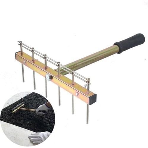 Multifunction Steel Rake Floor ceramic tiles Laying leveling system Concretes Grouts Mixer Garden Digging Tool hand cultivator