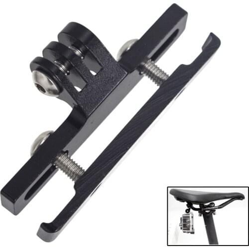Clip Mount Stabilizer Bicycle Saddle Seat Lock Practical Aluminum Alloy for Sports Camera Anti-Rust Rear Seat Rack Bicycle Parts