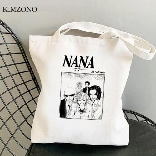 Nana Osaki shopping bag jute bag cotton handbag bolsa eco shopper bag reciclaje foldable sac cabas ecobag sac tissu