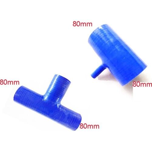 T Piece Silicone Hose 80mm T Shape Tube Pipe