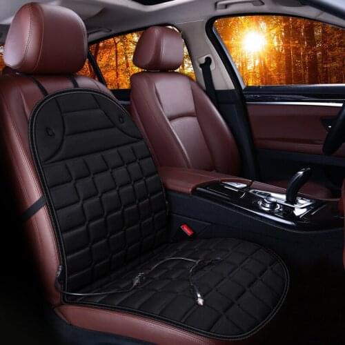 12V Car Heated Seat Cushion Covers Adjustable Electric Heating Hot Warmer Winter Usb Cable Universal Pads Mats Front Set Protect