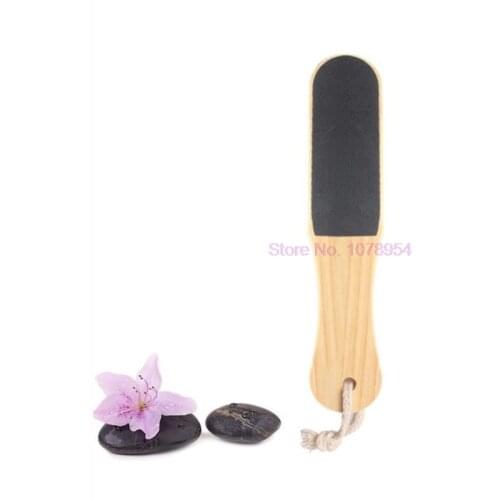 240pcs Foot Scrubber Wooden Sand Paper Dead Skin Removal Toe Exfoliator Heel Cuticles Exfoliating Scrub Feet Care Tool Foot File