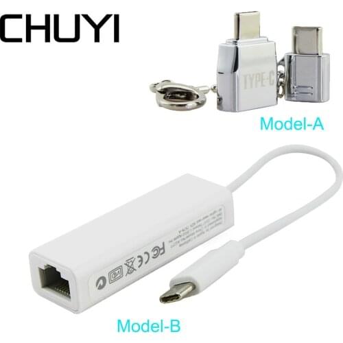 USB C To RJ45 Enthernet Lan Adapter USB-C To USB2.0 Micro USB Hub Type C Network Card Splitter Adapter For Macbook Accessories