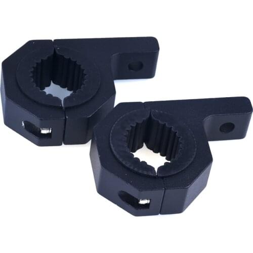 2x Aluminum Mounting Bracket Bull Bar Clamps 2 Inch Roll Cage For LED Fog Light Holder Offroad Truck for jeep grand cherokee wj