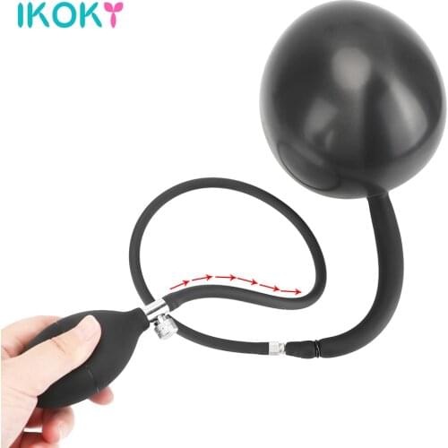 IKOKY Anal Plug Sex Toys For Woman Man Sex Shop Inflatable Butt Plug Prostate Massage Erotic Toys Products Sex Tools Couples Toy