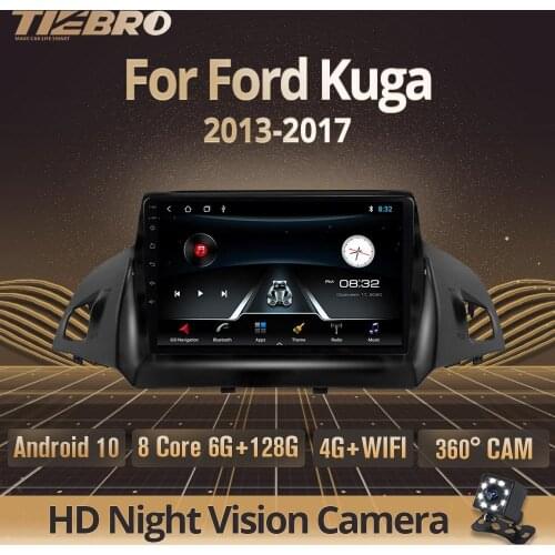 TIEBRO 2Din Android 9.0 Car Radio For Ford Kuga 2013-2017 Car Multimedia Video Player Gps Radio Navigation 2din Dvd Player