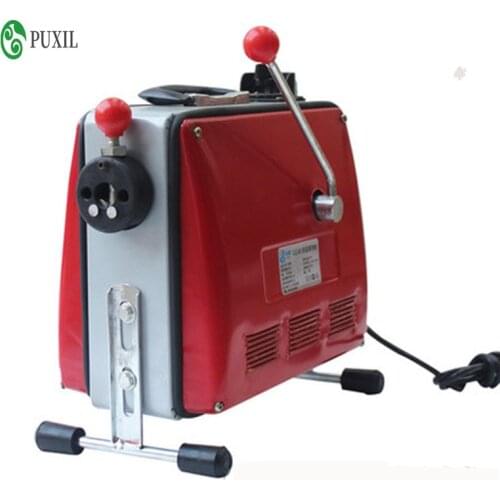 Automatic electric pipe dredging machine sewer dredger toilet floor drain dredging cleaning machine