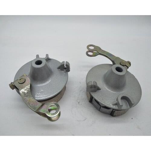 A320 Drum Brake Pads for Front and Rear Wheel Brake Aluminum Cover 8 inch small wheels Rims Front Drum Brake Assembly