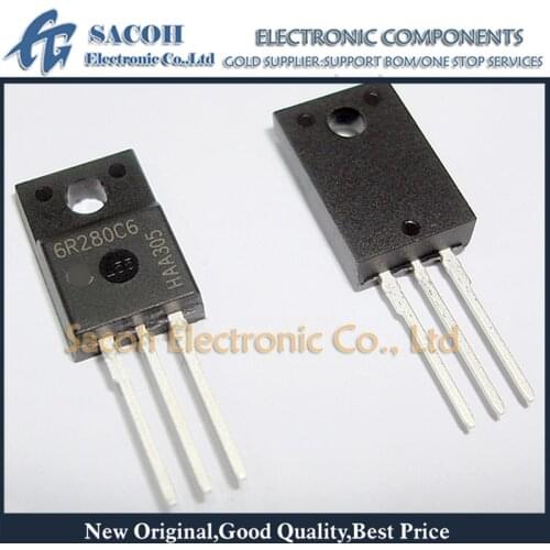 Free Shipping 10Pcs IPA60R280C6 or 6R280C6 or IPA60R280CFD7 60R280F7 TO-220F 13.8A 600V Power MOSFET