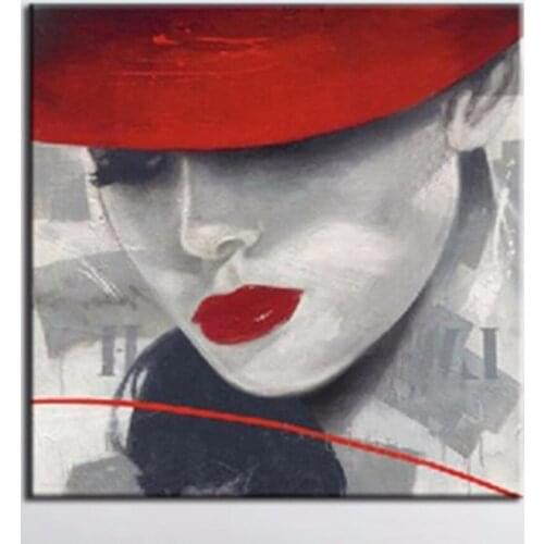 Large Handpainted Abstract Modern Wall Painting Romance Beauty Palette Knife Oil Painting On Canvas Wall Decor Home Decoration