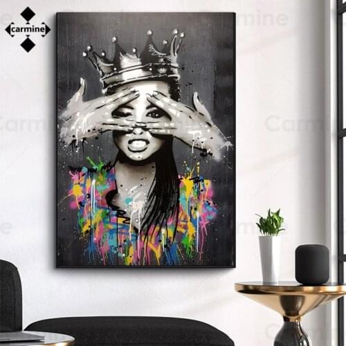 One Piece Colorful Graffiti Canvas Poster Abstract Wall Art Painting Wall Decor Figure Print Picture Room Interior Home Decoor