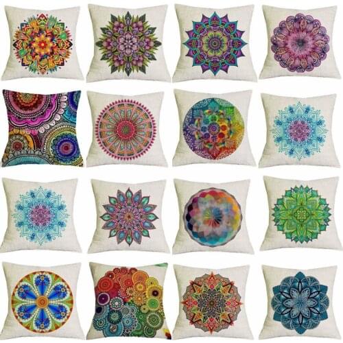 Art Totem Pillow Case Throw Pillowcase Cotton Linen Printed Pillow Covers For Office Home Textile
